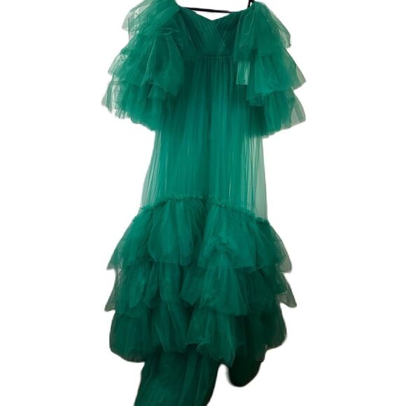 New Trend Tulle Long Maternity Gown - Picture 3 of 16